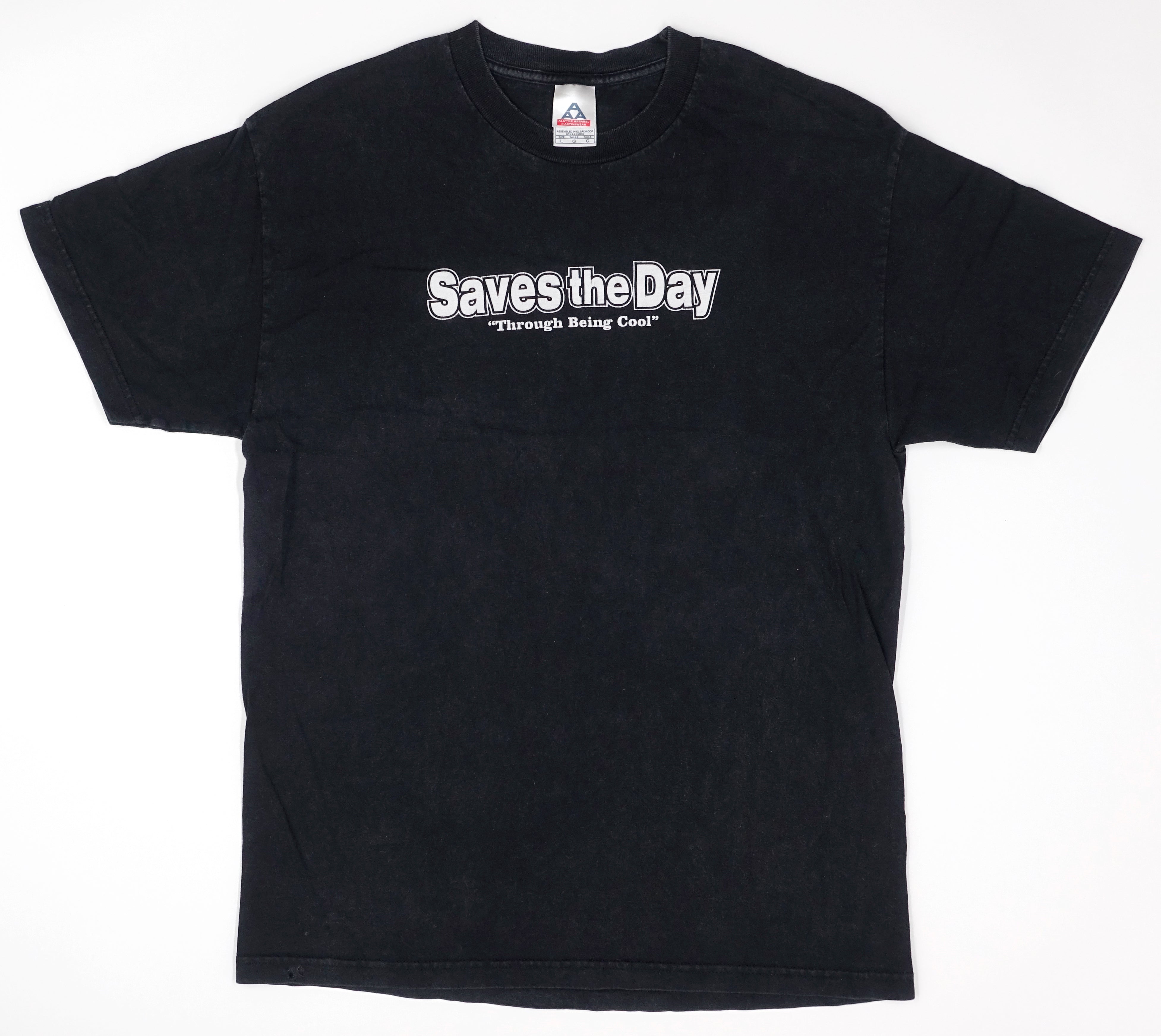 Saves The Day - Through Being Cool 1999 Tour Shirt Size Large