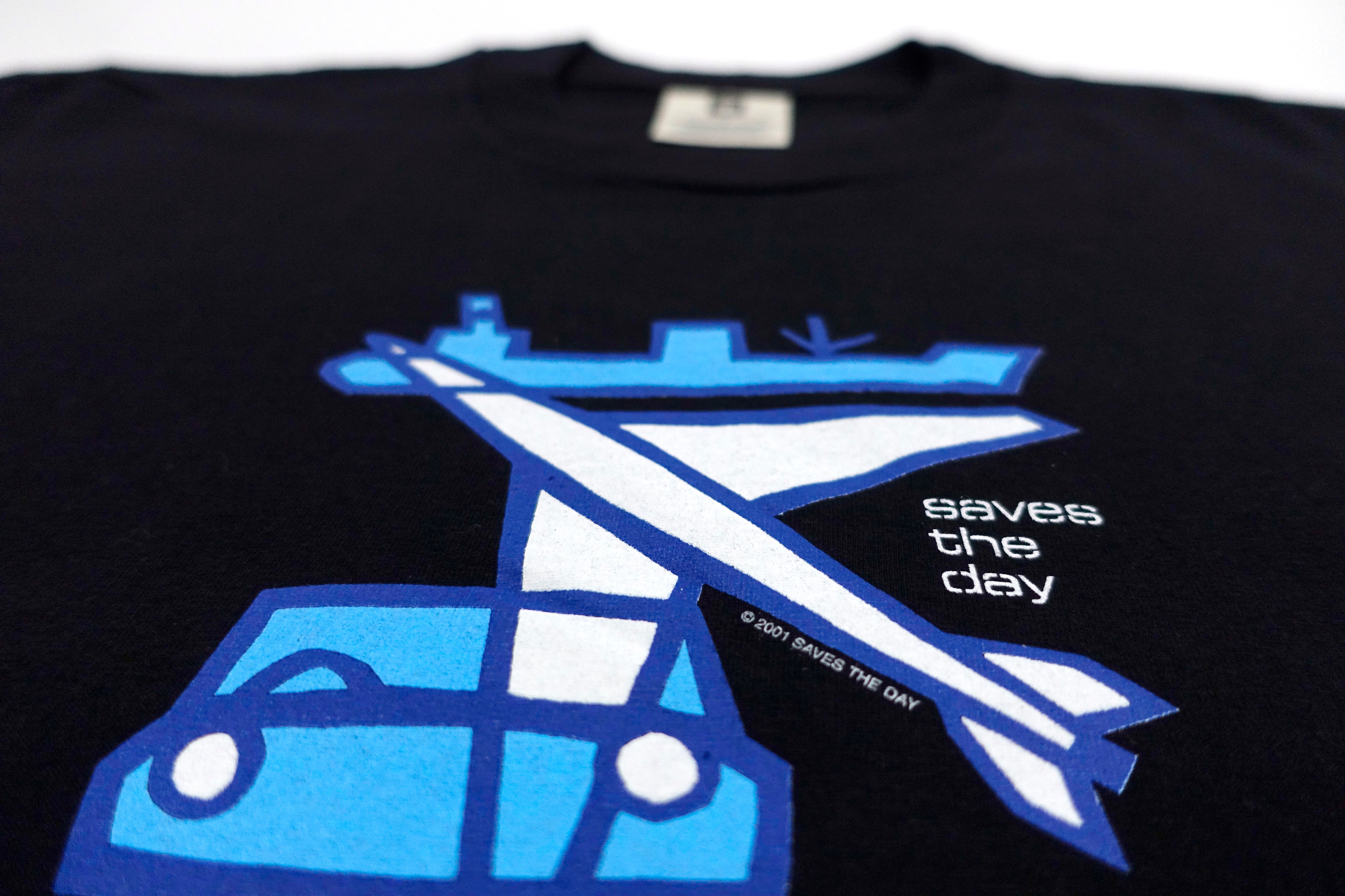 Saves The Day - Transportation / Stay What You Are  2001 Tour Shirt Size Large