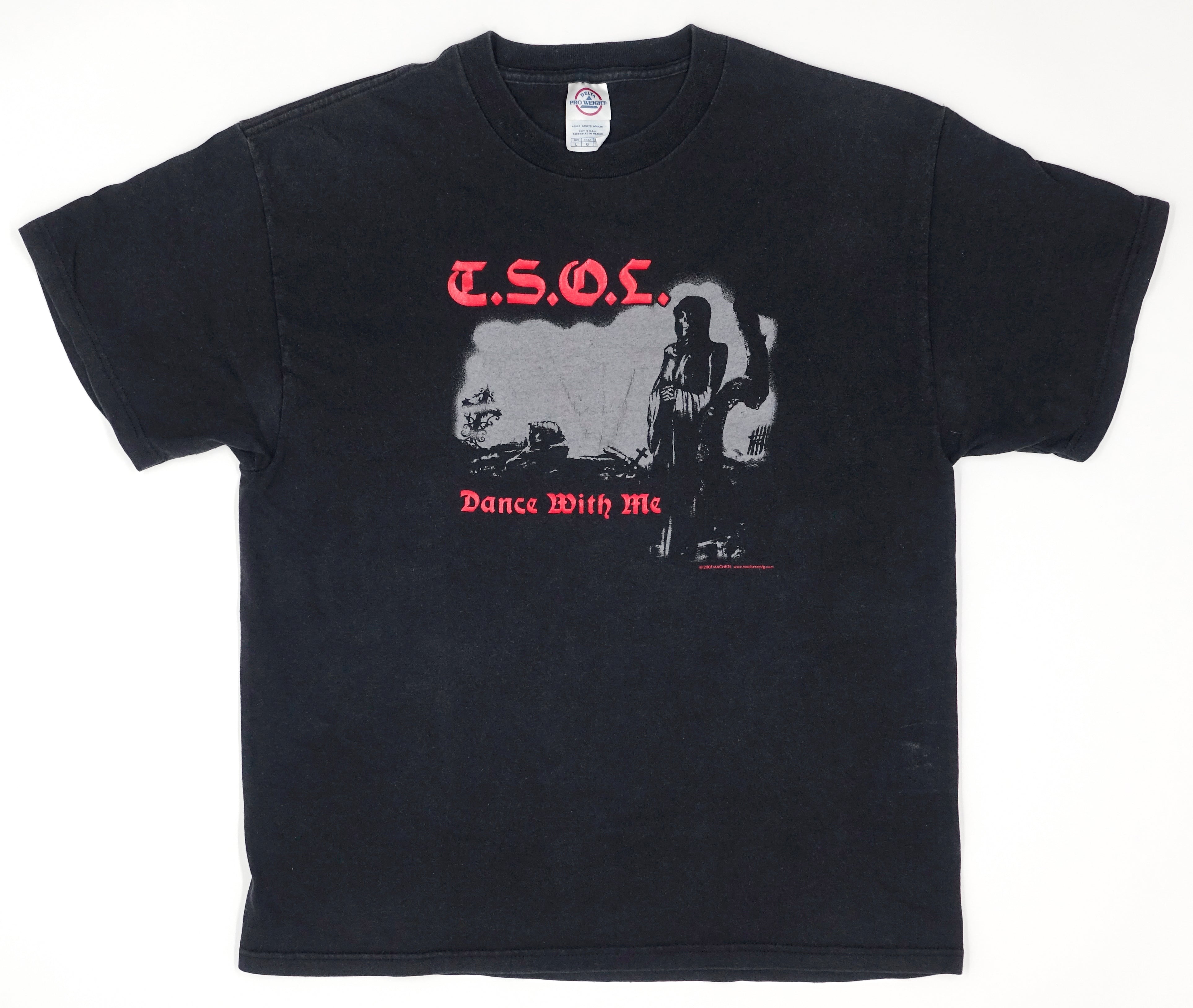 T.S.O.L. - Dance With Me ©2001 Tour Shirt Size Large