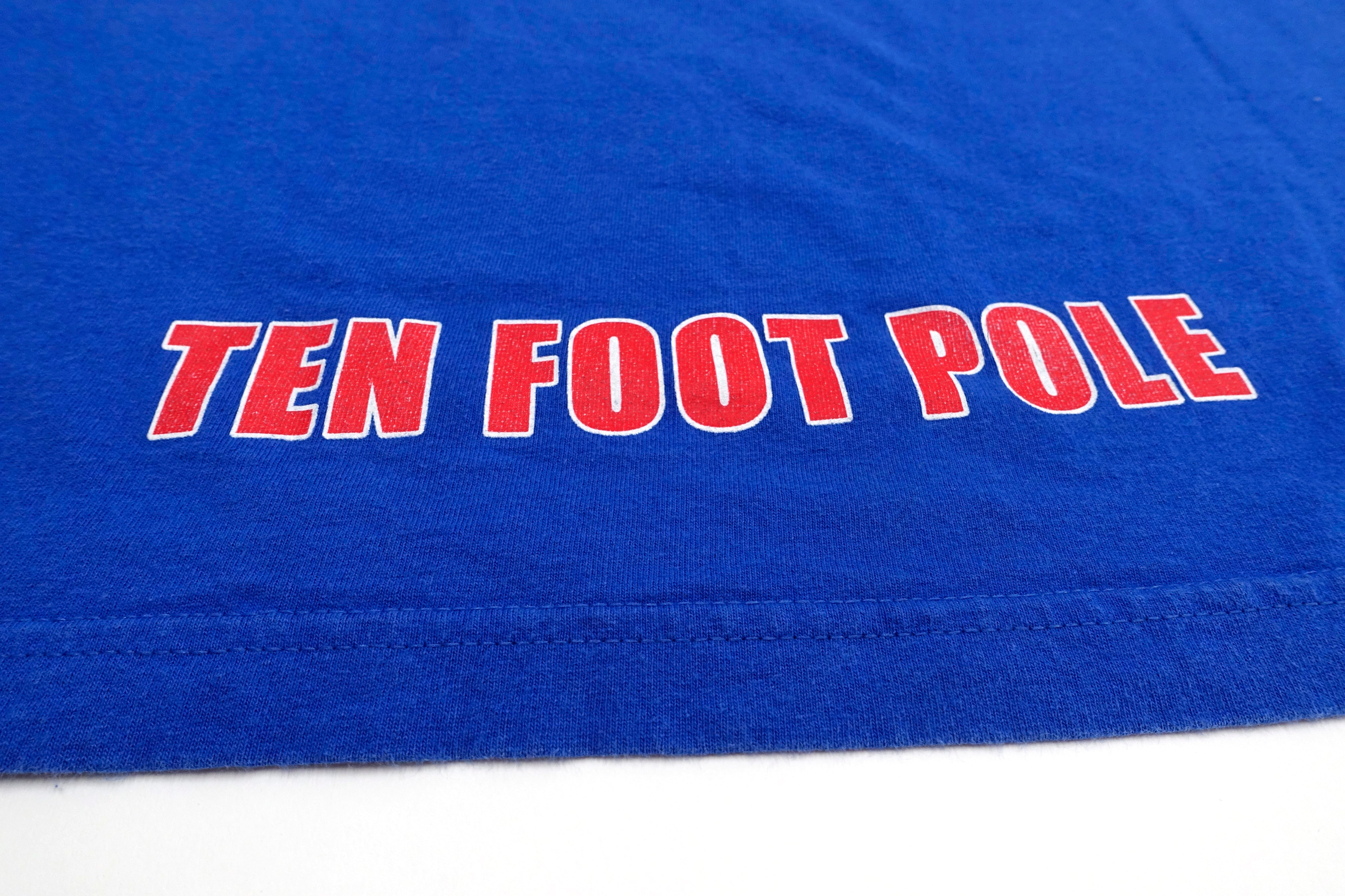 Ten Foot Pole ‎– Got Off Your Ass And Ride 90's Tour Shirt Size Large