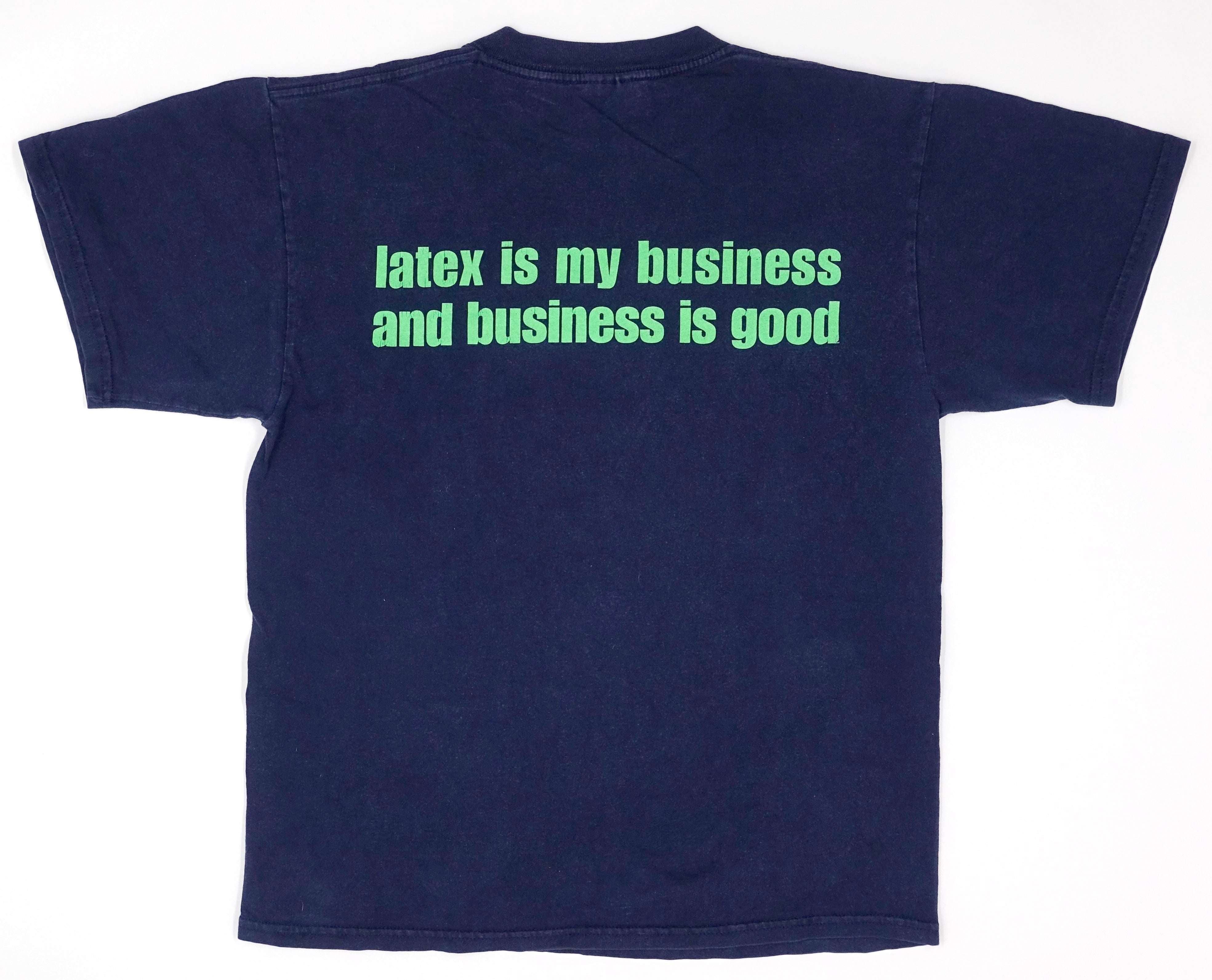 Ten Foot Pole ‎– Latex Is My Business 90's Tour Shirt Size Large