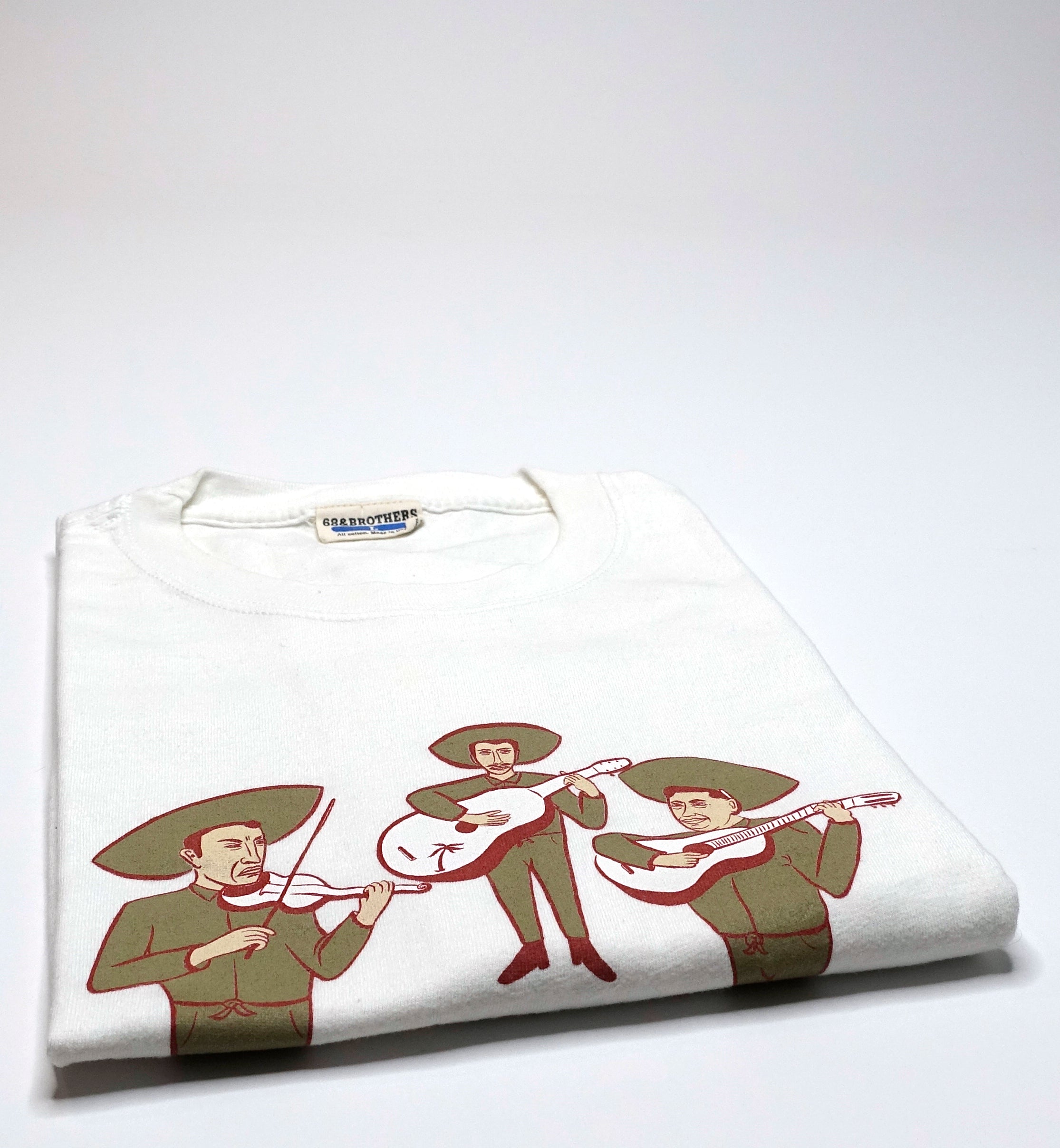 Tommy Guerrero - A Little Bit Of Somethin' (Mariachi) Japan 2000 Tour Shirt (Barry McGee Art) Size Large