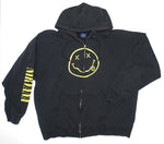 Nirvana - Smiley Face Hooded Sweatshirt Shirt Size XL