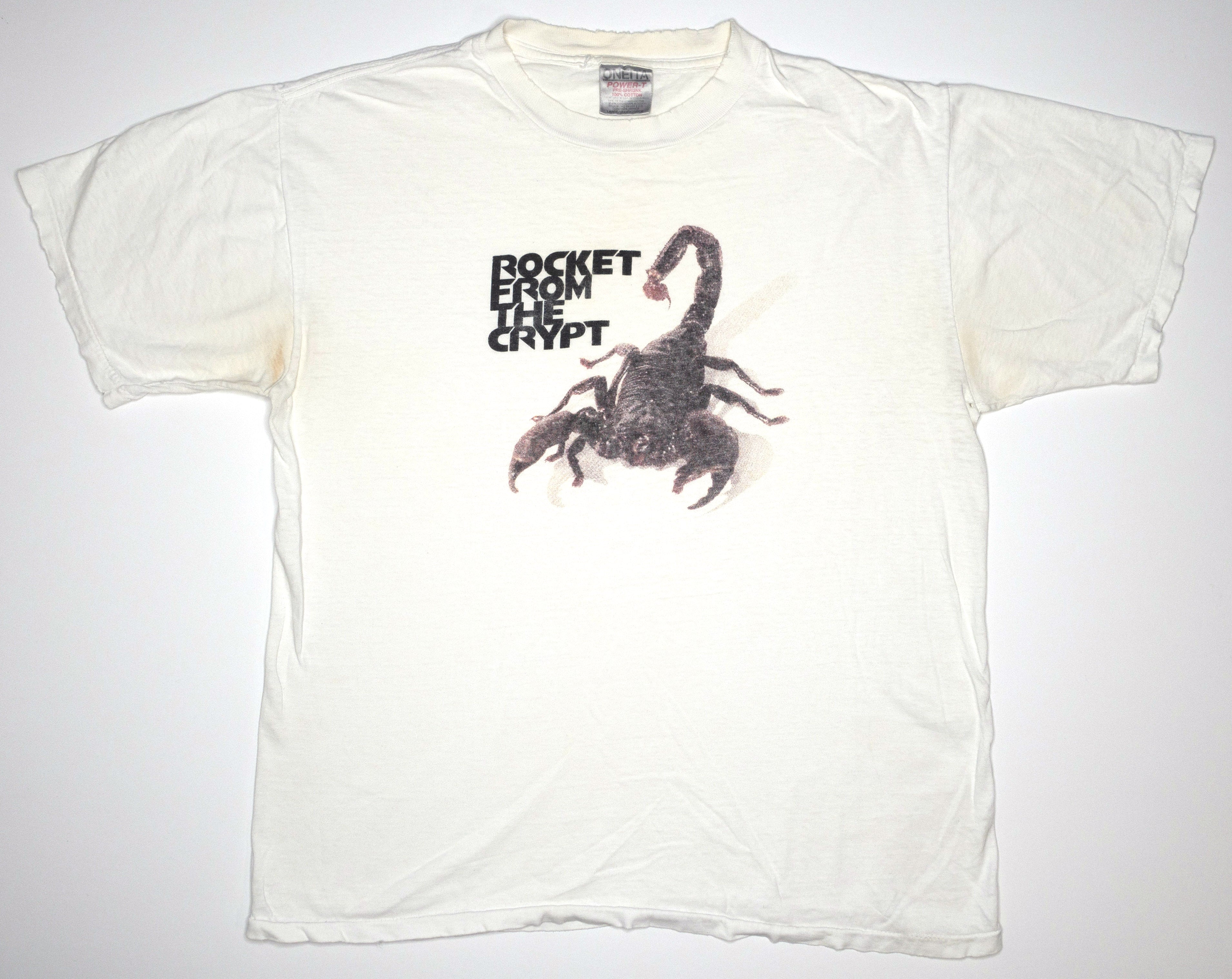 Rocket From The Crypt - Single Scorp / Scream, Dracula, Scream! 1995 Tour Shirt Size Large