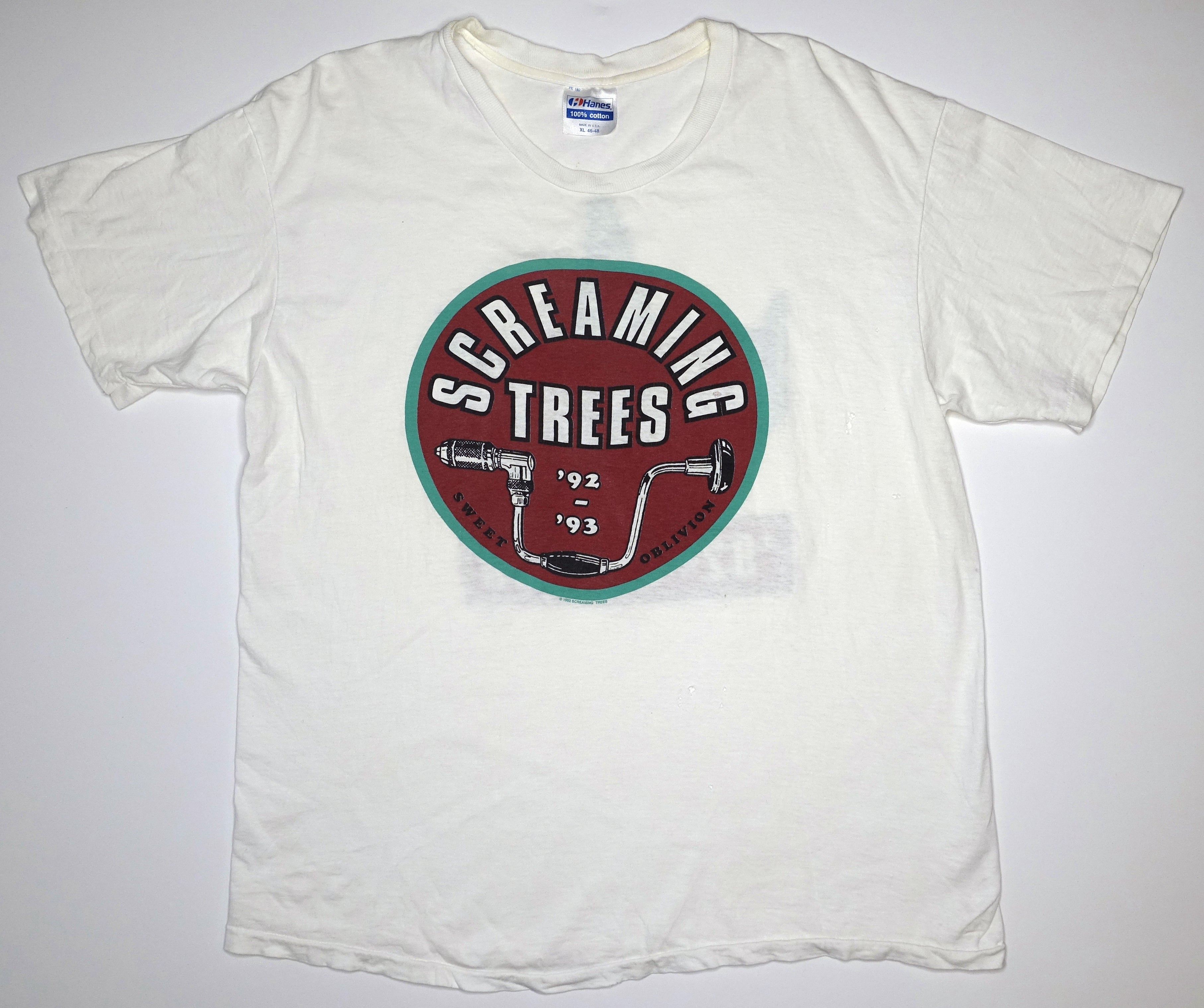 Screaming Trees Sweet Oblivion 1992 1993 US Tour Shirt Size XL