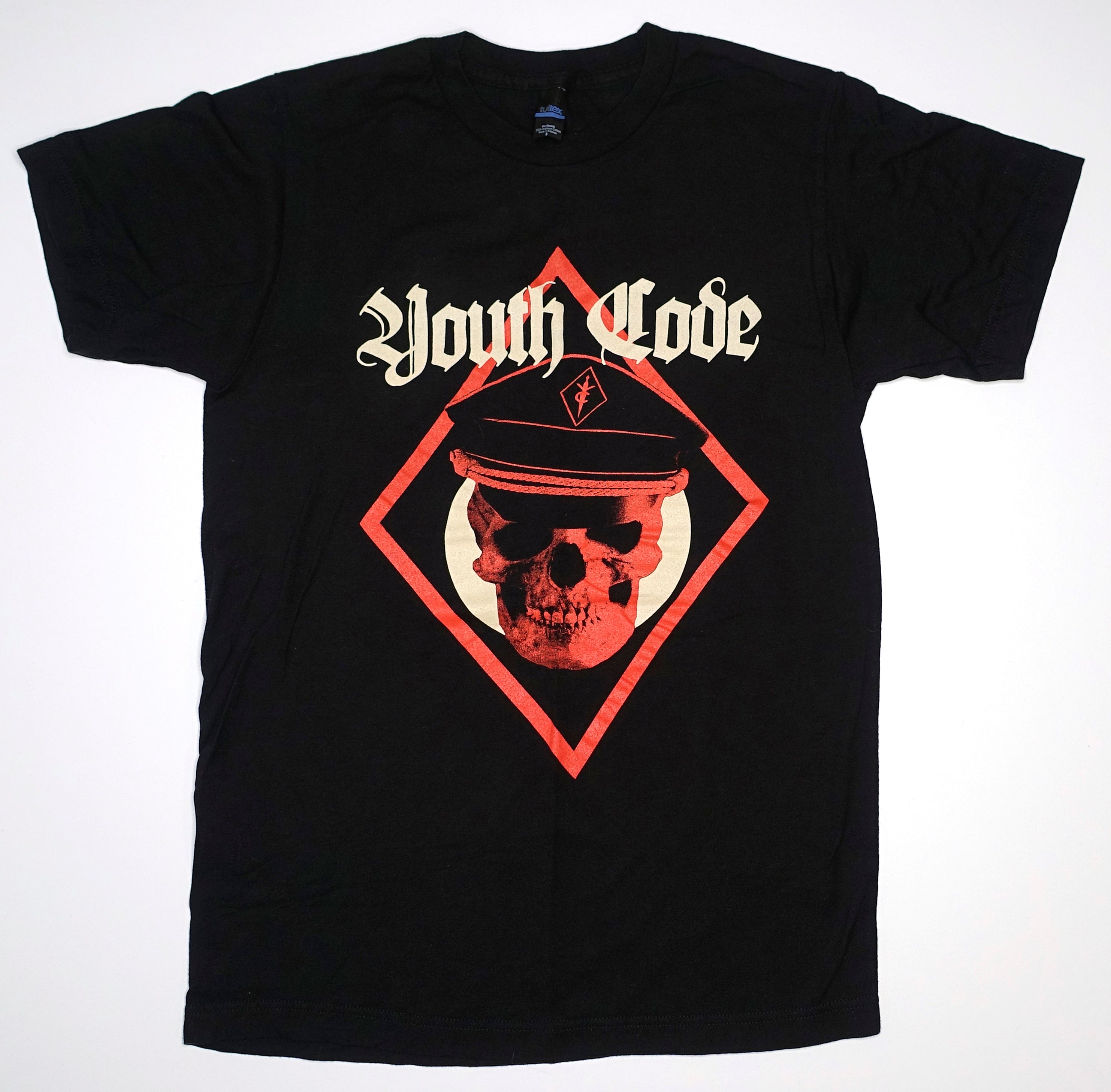 Youth Code – Skull With Cap Tour Shirt Size Small