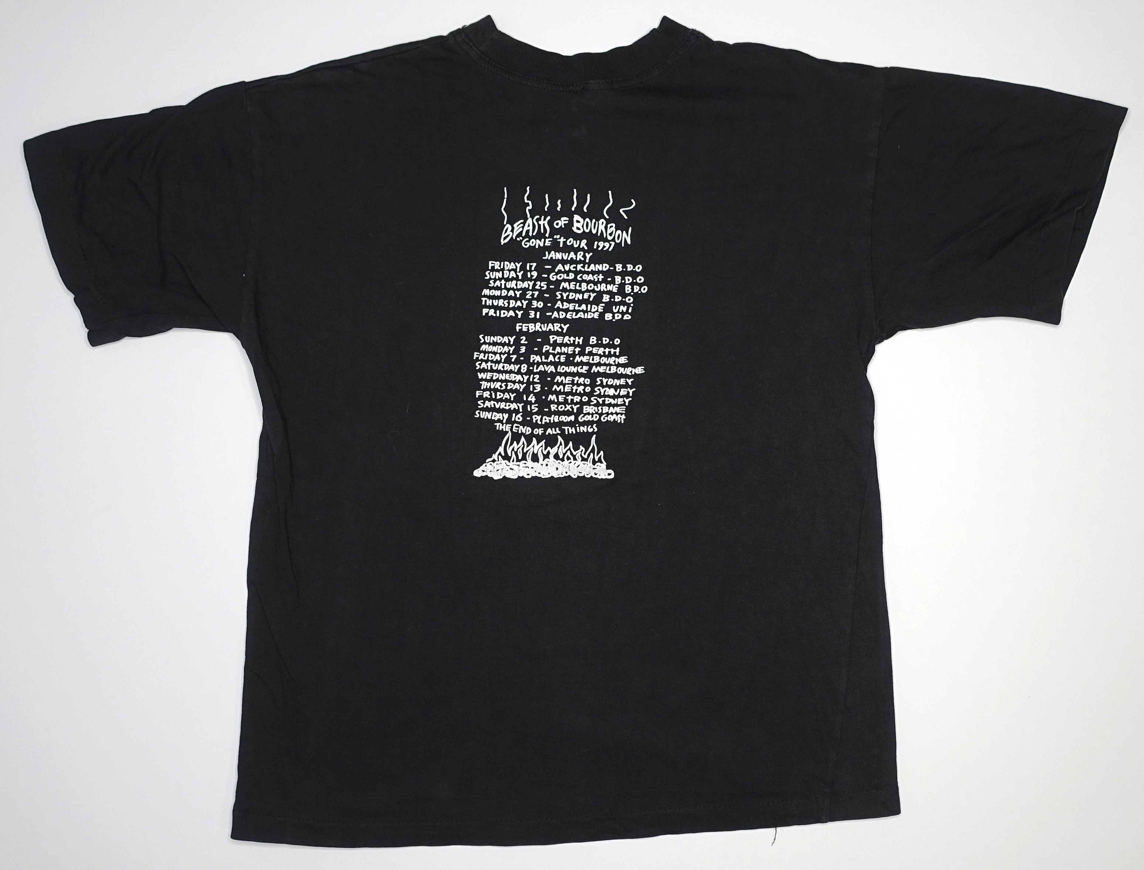Beasts Of Burbon – Gone 1997 Tour Shirt Size Large