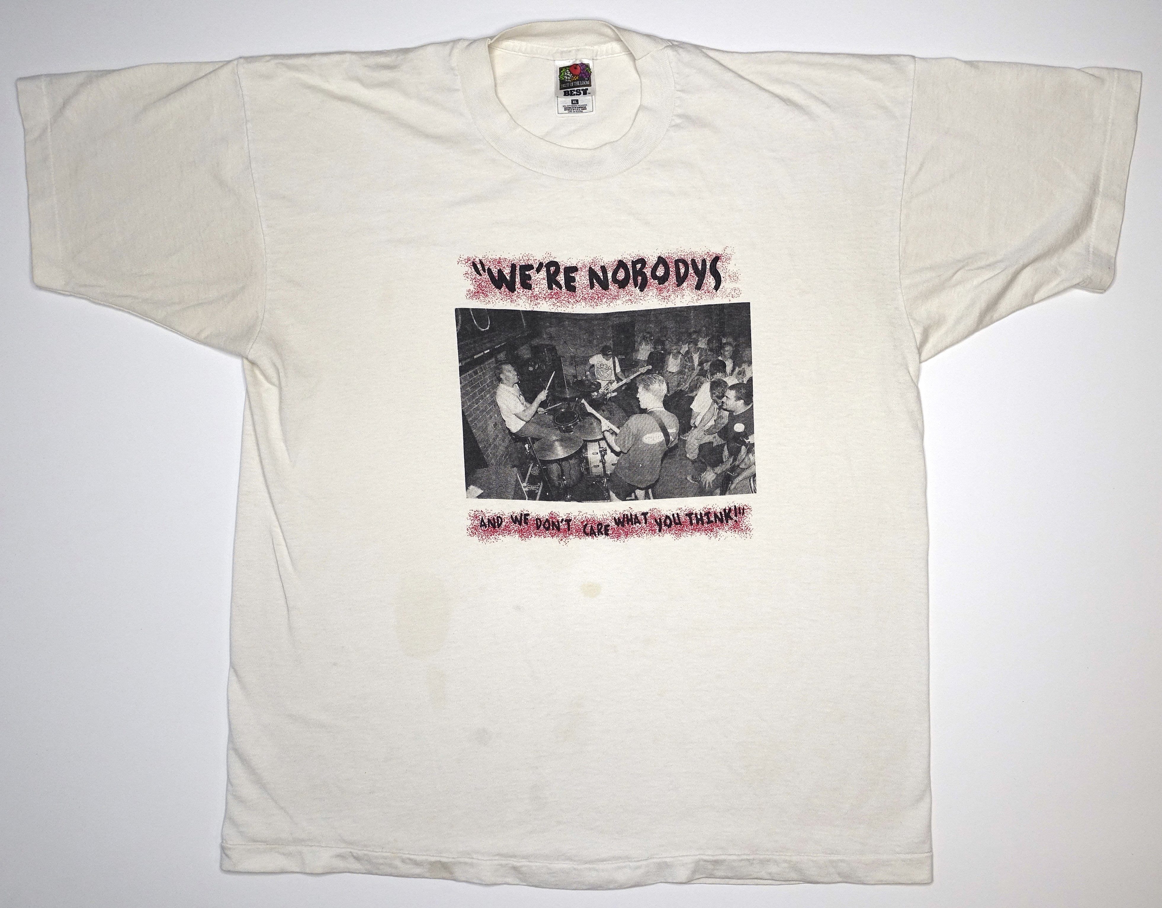 Nobodys - We're Nobodys 1999 Tour Shirt Size XL