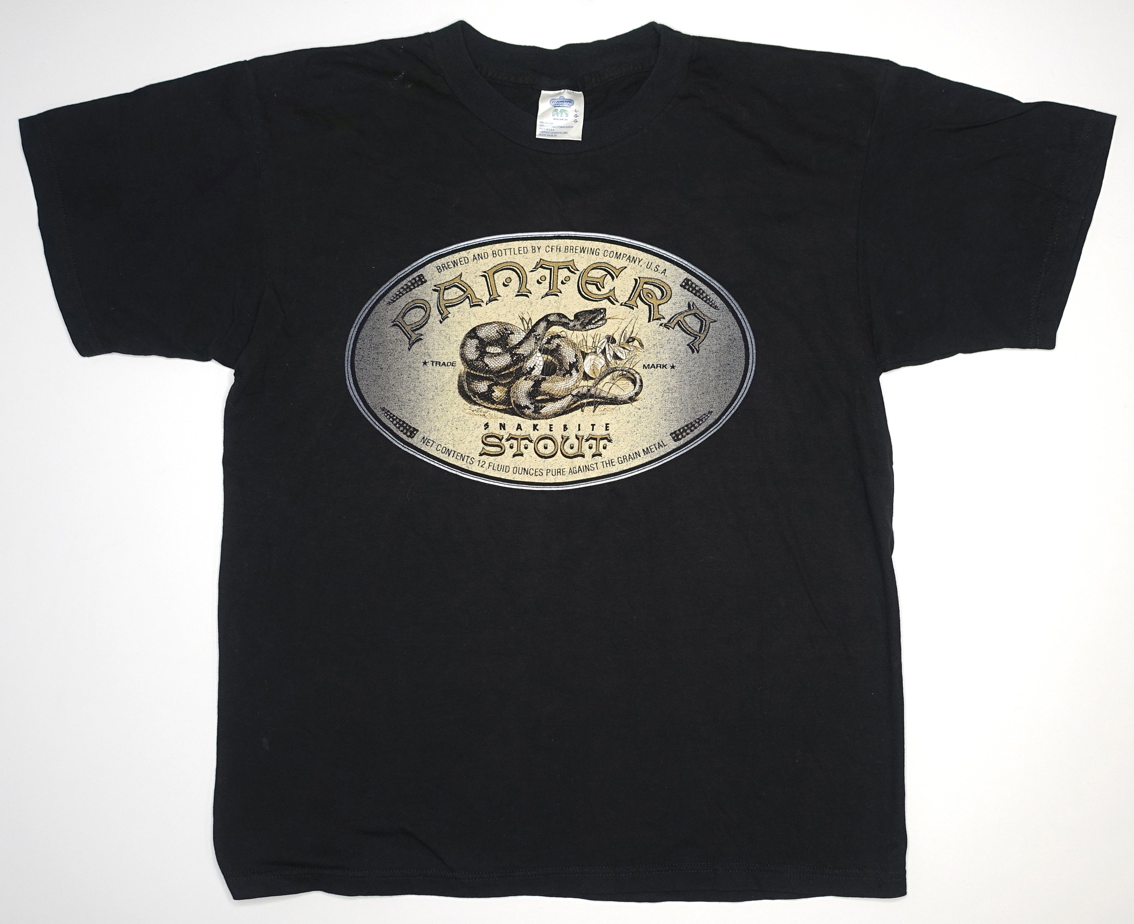 Pantera ‎– Snakebite Stout 1997 Tour Shirt Size Large