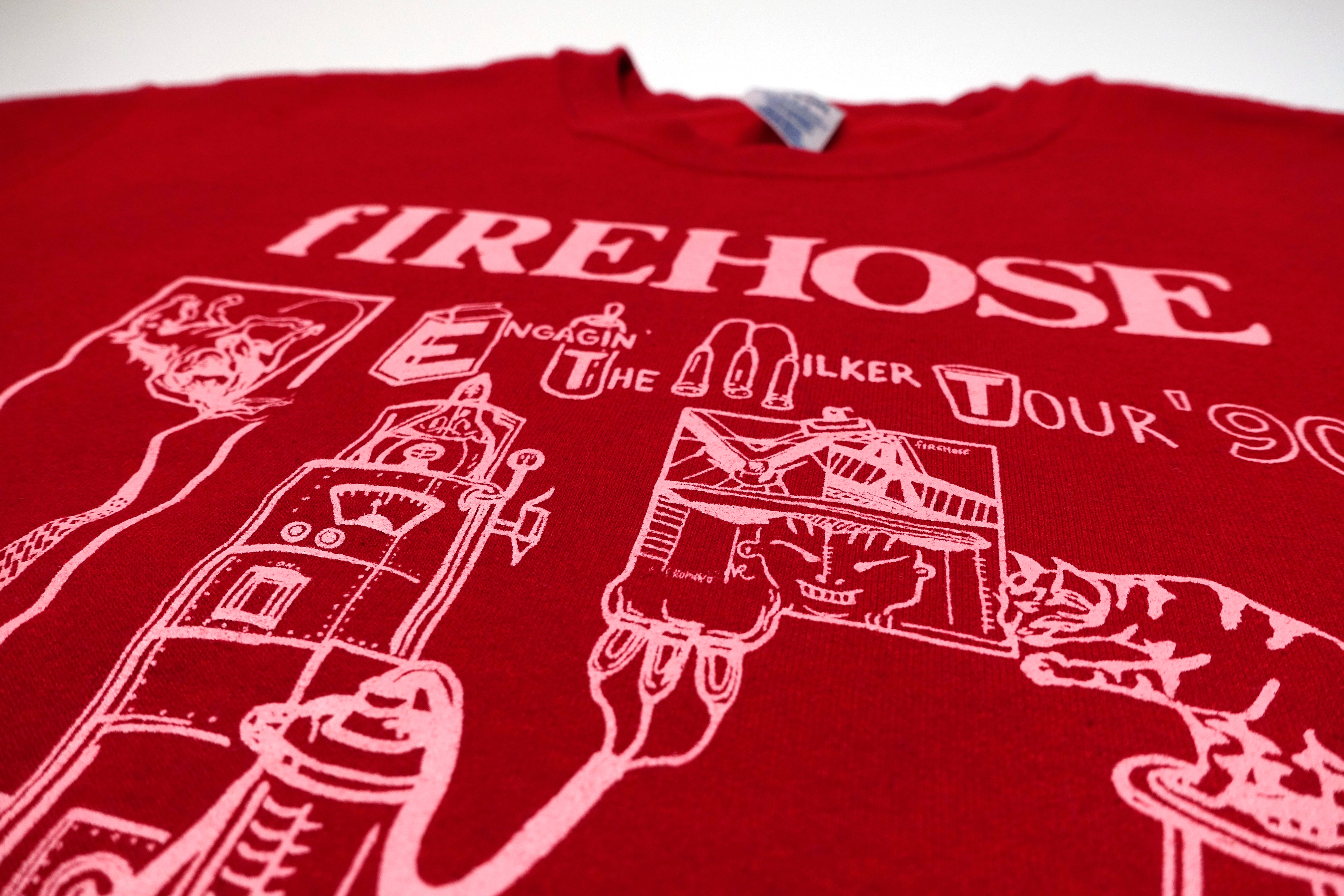 fIREHOSE - Engagin' the Milker 1990 Tour (Bootleg By Me) Sweat Shirt Size Large