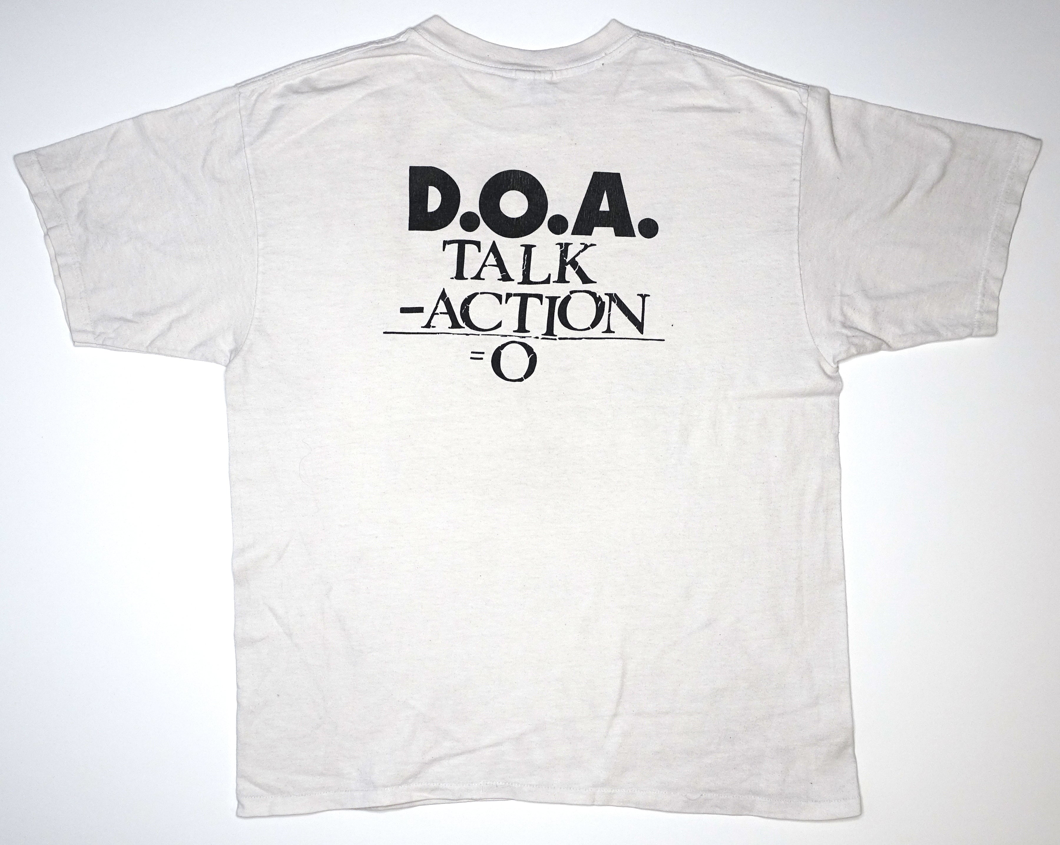 D.O.A. - Talk-Action=0 Tour Shirt Size Large