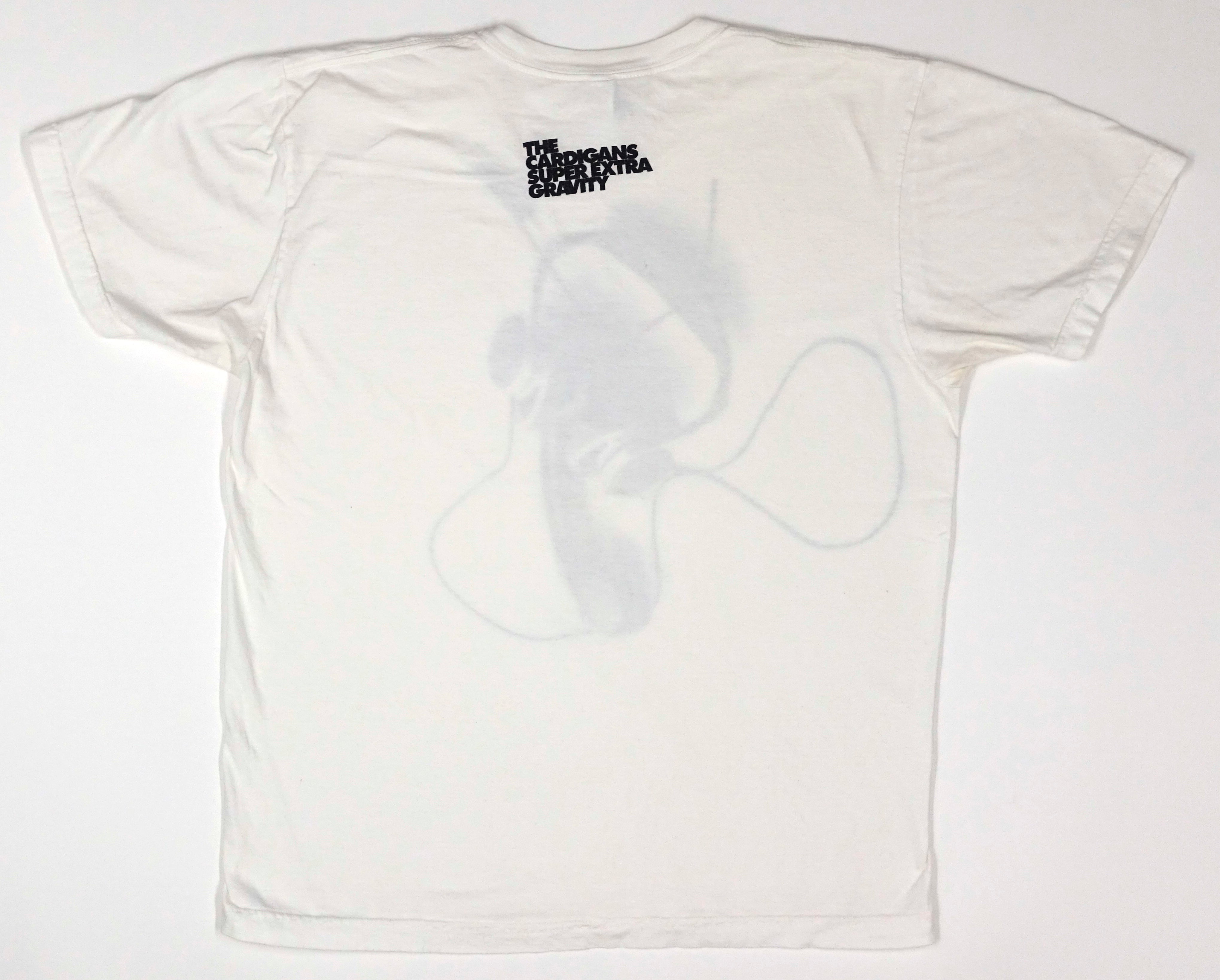 the Cardigans - Headphones Super Extra Gravity 2005 Tour Shirt Size Large