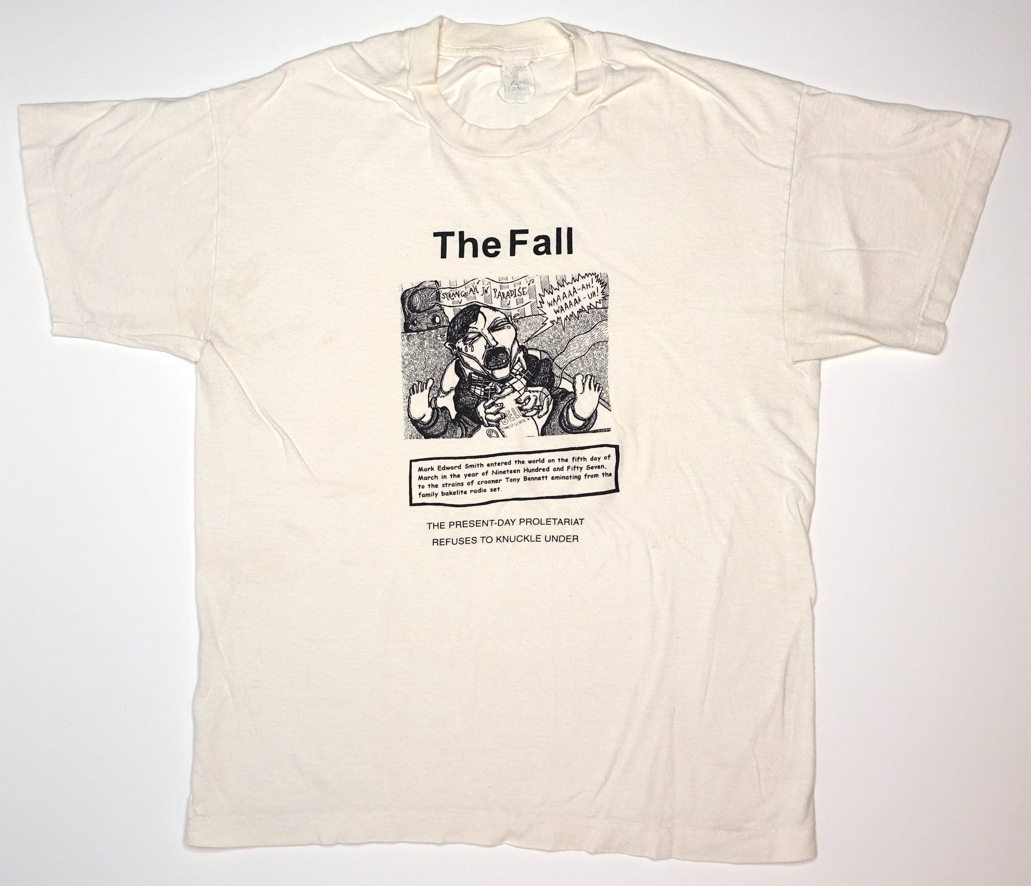 the Fall - Present Day Proletariat Tour Shirt Size Large